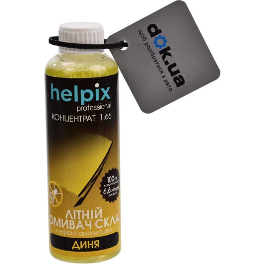 Концентрат омывателя Helpix Professional летний 0 °С дыня (0,1 л)