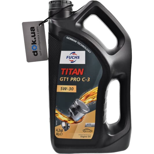 Fuchs Titan Gt1 Pro C3 5W-30 (4 л) моторное масло