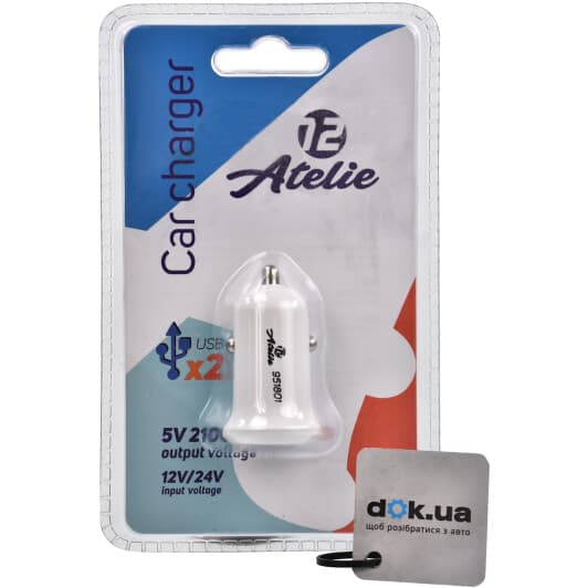 USB зарядка в авто 12 Atelie 951801
