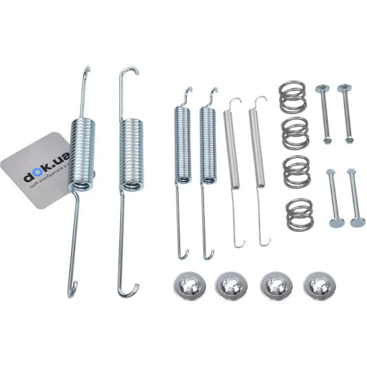 105-0758 Metzger Монтажный комплект барабанных тормозных колодок