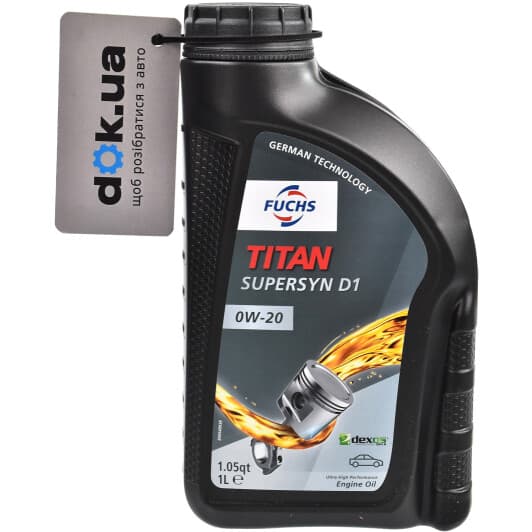 Fuchs Titan Supersyn D1 0W-20 (1 л) моторна олива