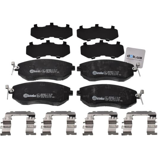 P 78 021 Brembo Тормозные колодки