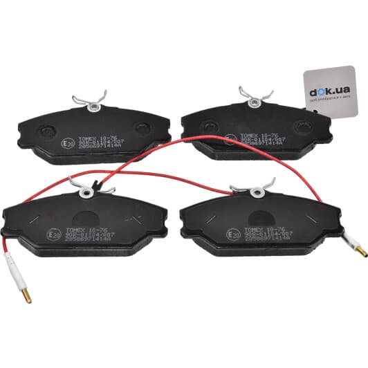 1076 Tomex Тормозные колодки