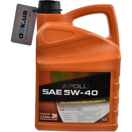Rymax Apollo C3 5W-40 (4 л) моторное масло