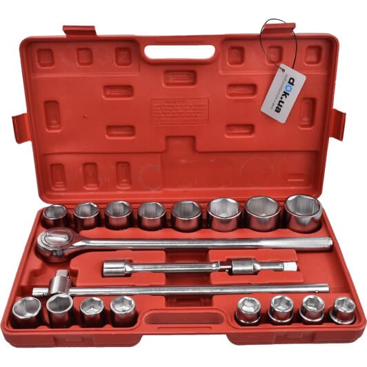 Набор торцевых головок и комплектующих Intertool HT-2221 3/4" (21 пр.)