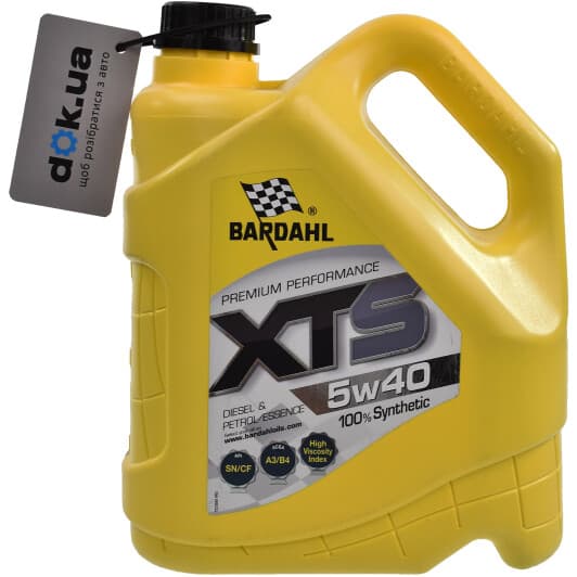 Bardahl XTS 5W-40 (4 л) моторна олива