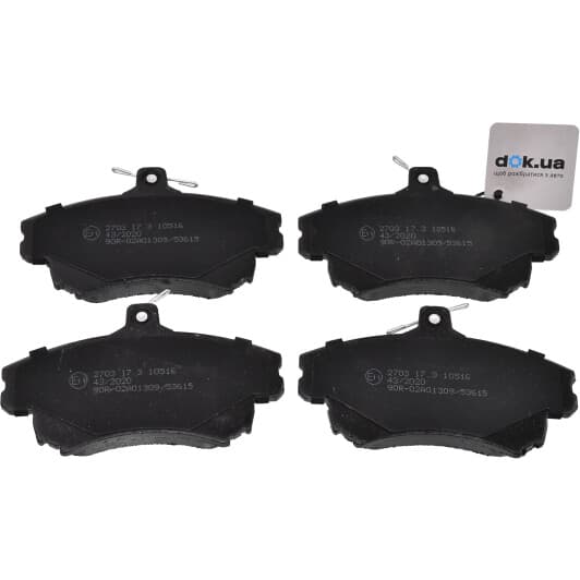 BP2703 Bremsi Тормозные колодки