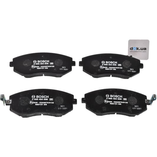 0 986 494 558 Bosch Гальмівні колодки
