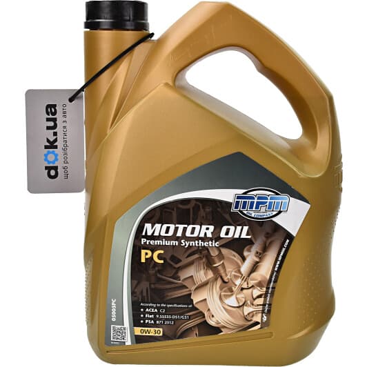 MPM Premium Synthetic PC 0W-30 (5 л) моторное масло