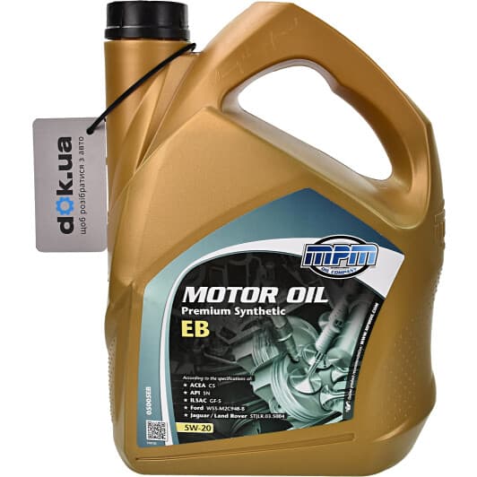 MPM Premium Synthetic EB 5W-20 (5 л) моторное масло