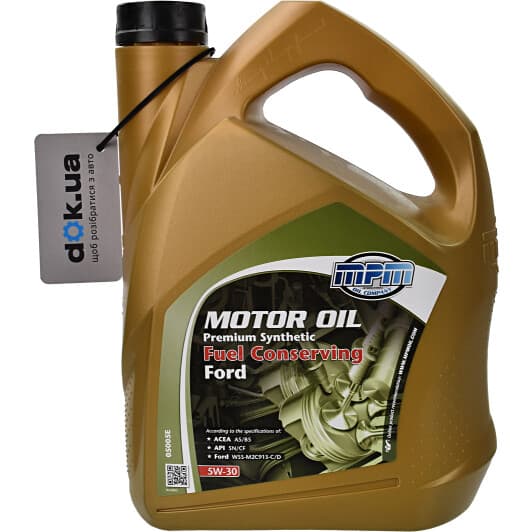 MPM Premium Synthetic Fuel Conserving Ford 5W-30 (5 л) моторна олива