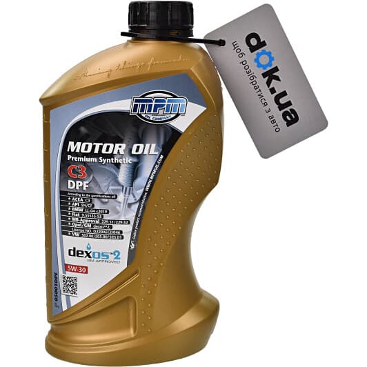 MPM Premium Synthetic C3 DPF 5W-30 (1 л) моторна олива