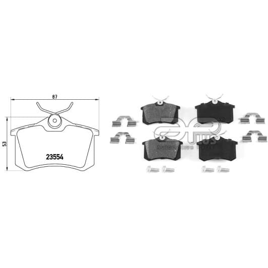 71211baap Applus Гальмівні колодки