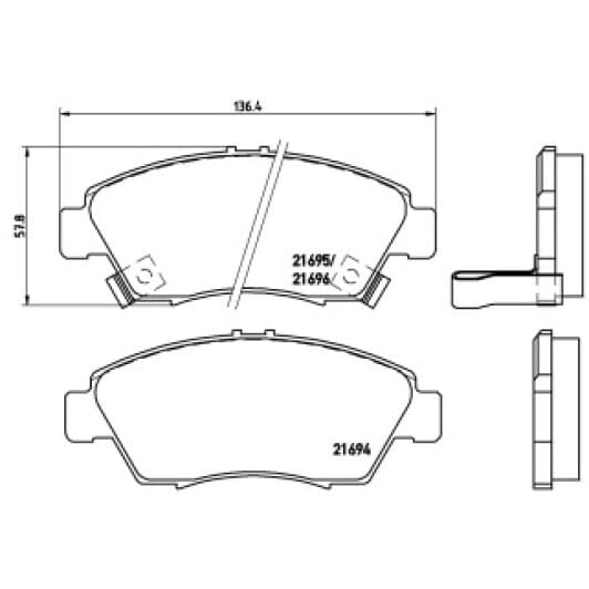 71277baap Applus Тормозные колодки