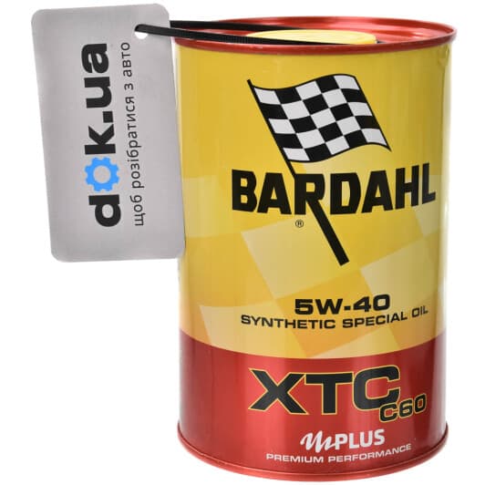 Bardahl XTC C60 5W-40 моторна олива