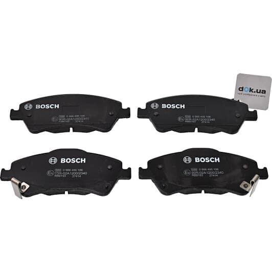 0 986 495 106 Bosch Гальмівні колодки