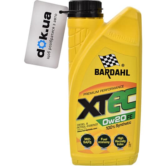 Bardahl XTEC FE 0W-20 (1 л) моторное масло