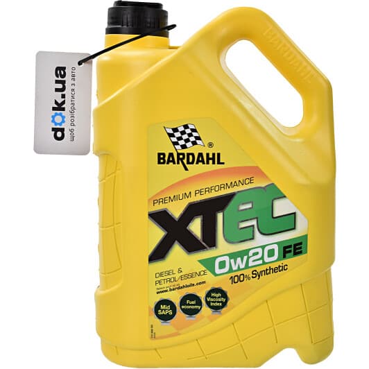 Bardahl XTEC FE 0W-20 (5 л) моторное масло
