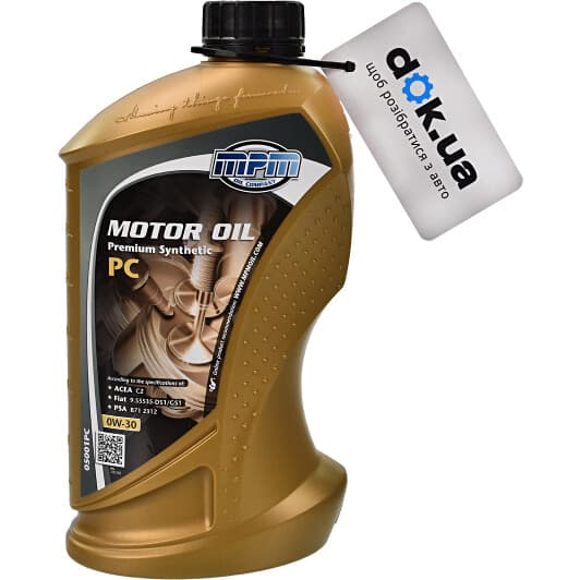 MPM Premium Synthetic PC 0W-30 (1 л) моторное масло
