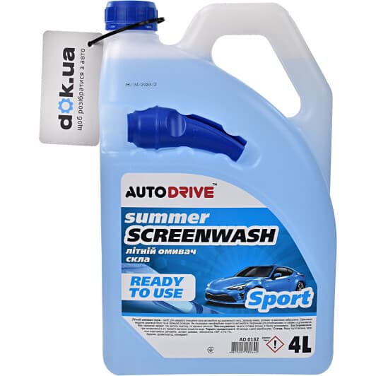 Омивач скла Auto Drive Summer Screen Wash літній Sport (4 л)