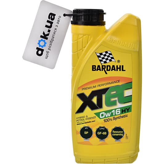 Bardahl XTEC HY 0W-16 (1 л) моторна олива
