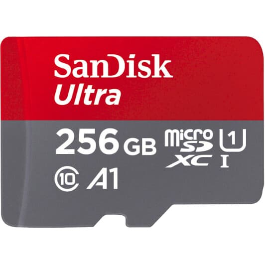 Карта пам’яті SanDisk Ultra microSDXC 256 ГБ з SD-адаптером