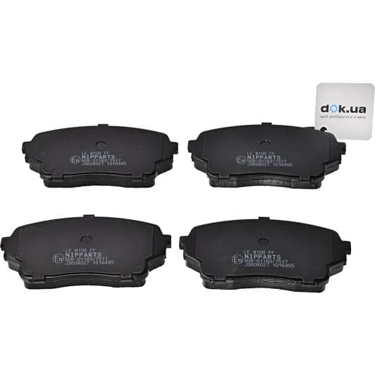 J3608027 Nipparts Тормозные колодки для Suzuki Grand Vitara