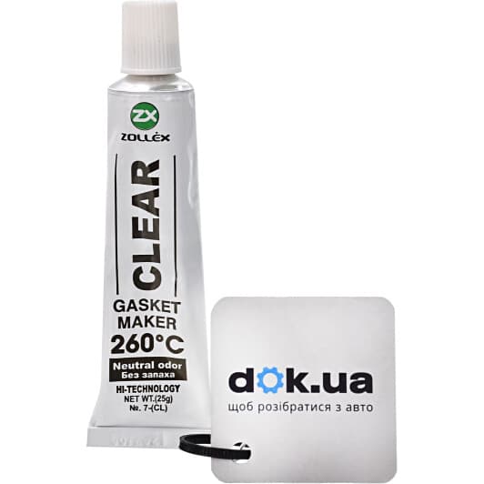 Zollex Gasket Maker (без запаха) прозорий формувач прокладок