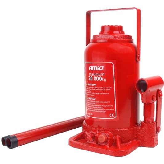 Домкрат Amio бутылочный гидравлический 20 т 01702