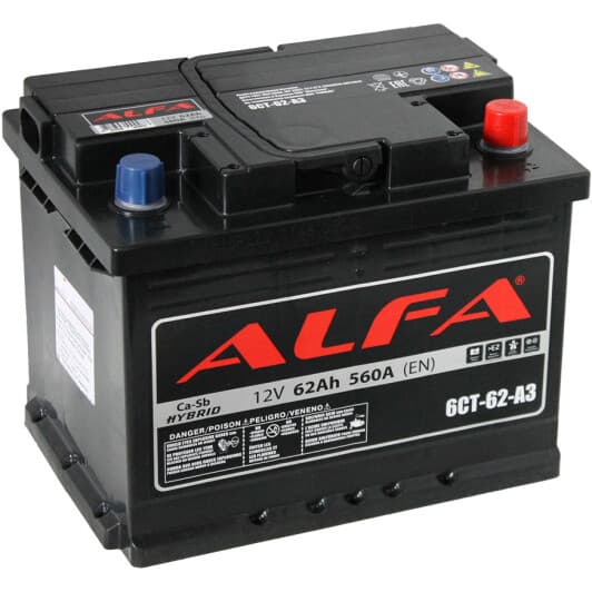 Аккумулятор A-Mega 6 CT-62-R A262MP