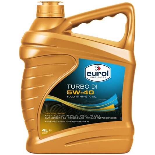 Eurol Turbo DI 5W-40 (4 л) моторное масло
