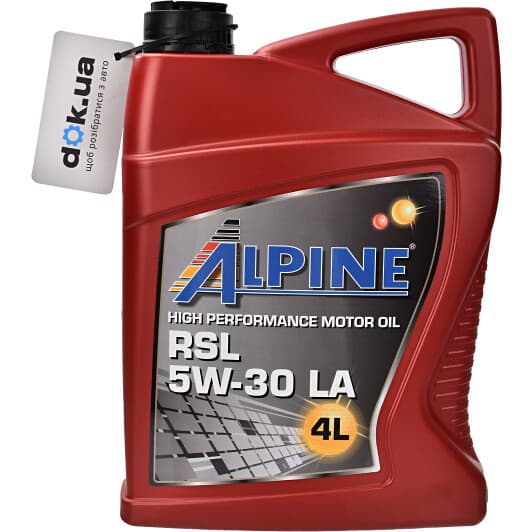 Alpine RSL LA 5W-30 (4 л) моторна олива