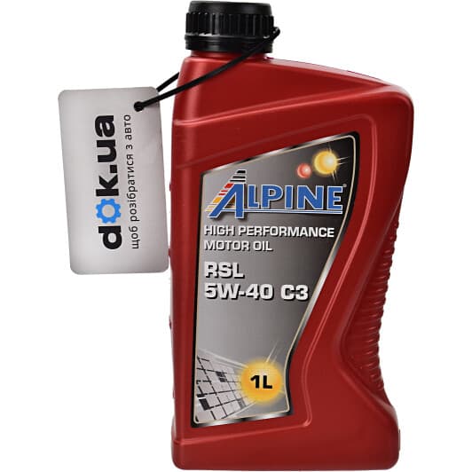 Alpine RSL C3 5W-40 (1 л) моторное масло