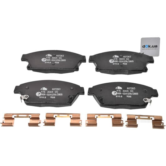13.0460-7263.2 ATE Гальмівні колодки