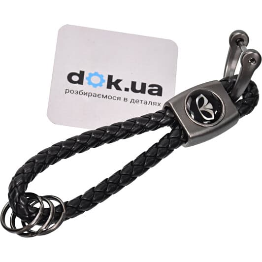 Брелок Vitol с логотипом Daewoo черный 52700