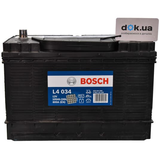 Тяговый аккумулятор Bosch L4 0092L40340 105 Ач 12 В