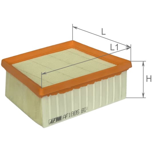 af1885 Alpha Filter AF1885 Елемент фільтруючийповітряний (FORD Fiesta IV, Transit, B-MAX, Ecosport MAZDA 2)