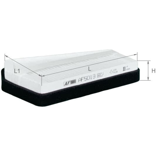 af5013 Alpha Filter Фильтр салона для ZAZ Sens