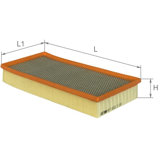 AF1652S Alpha Filter Воздушный фильтр для Porsche Cayenne
