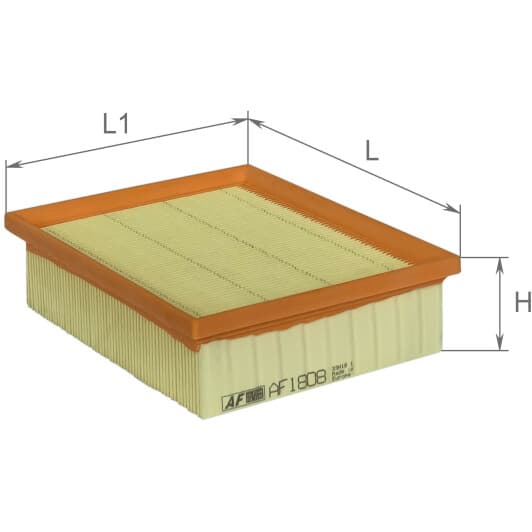 AF1808 Alpha Filter Повітряний фільтр для Citroen Xsara