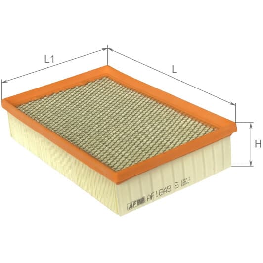 AF1649S Alpha Filter Воздушный фильтр для Ford Transit