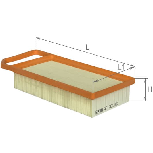 AF1700 Alpha Filter Воздушный фильтр для Citroen C5