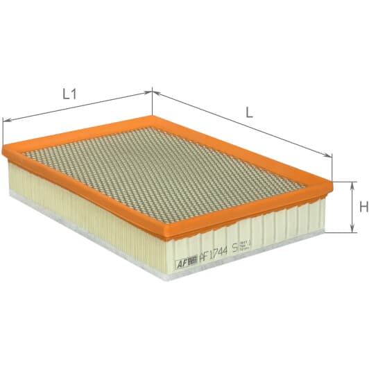 AF1744S Alpha Filter Воздушный фильтр для Ford Galaxy