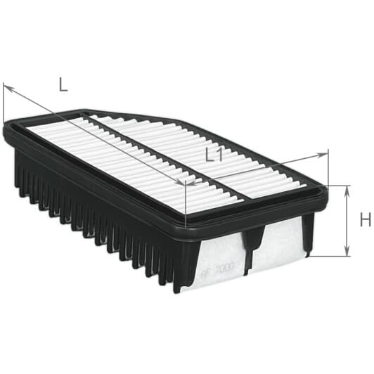 af7000 Alpha Filter Воздушный фильтр для Kia Soul