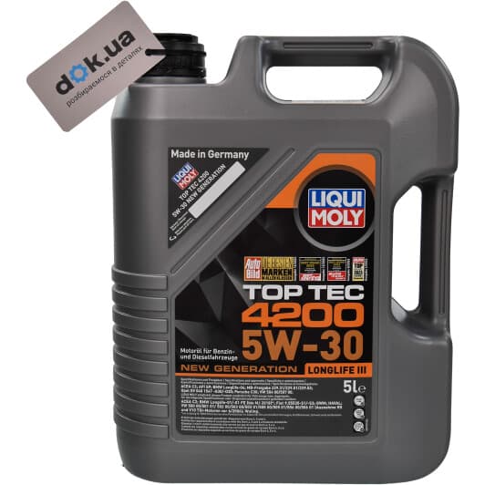 Liqui Moly Top Tec 4200 5W-30 (5 л) моторное масло