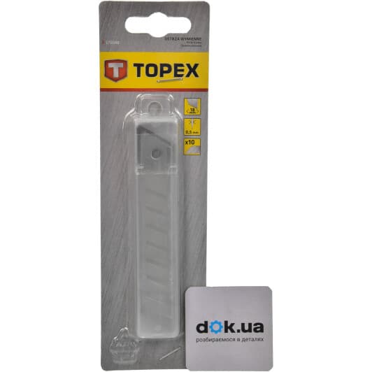 Набор лезвий Topex 17B348 сегментированное 10 шт.
