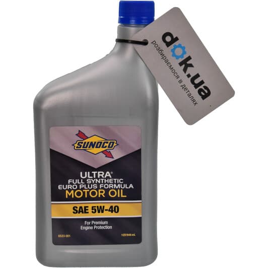 Sunoco Ultra Euro Plus 5W-40 (0.946 л) моторное масло