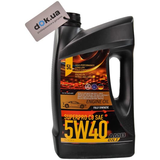 AMB SuperPro C3 5W-40 (5 л) моторное масло