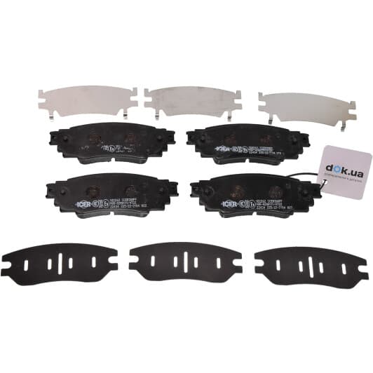 182262 Icer Тормозные колодки