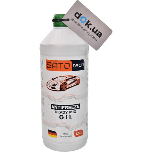 SATO tech Ready Mix G11 зеленый -35 °C готовый антифриз